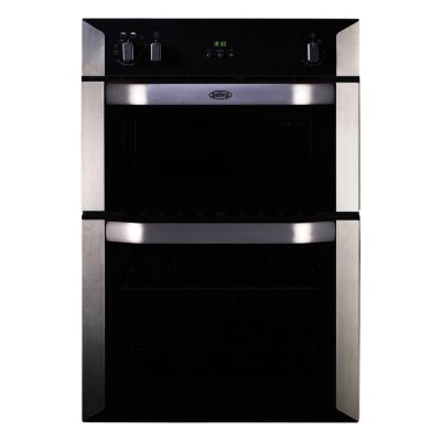 Belling BI90FP 60cm Built-in Double Oven with Programmer in Stainless Steel Belling BI90FP 60cm Built-in Double Oven with Programmer in Stainless Steel
